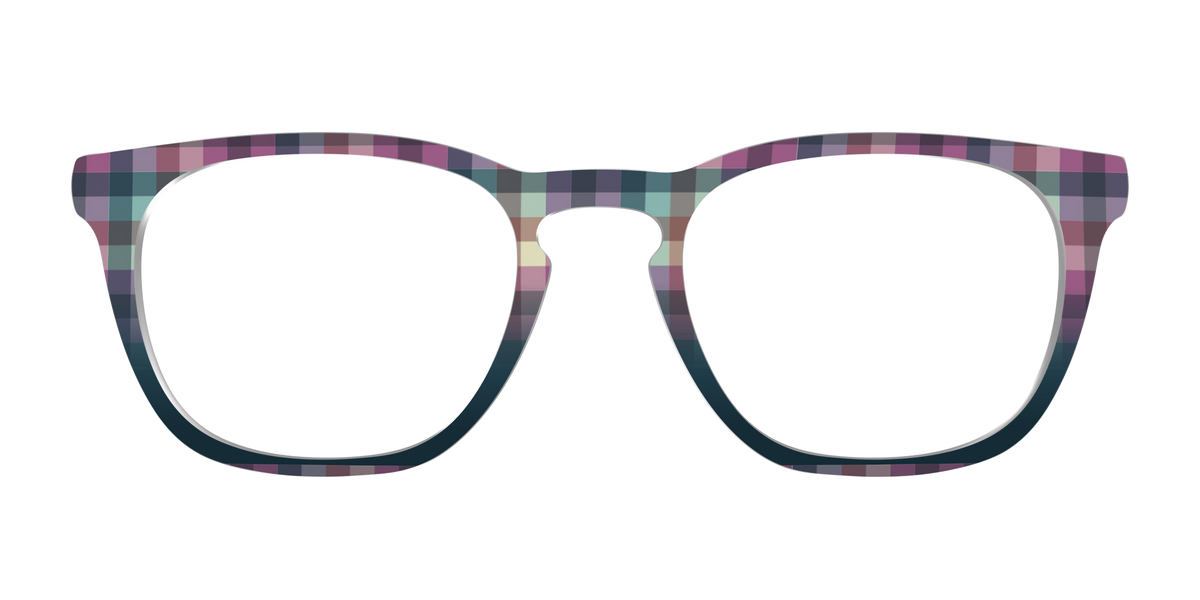 The Tranquil Gingham - Front Top Image - Pair Eyewear