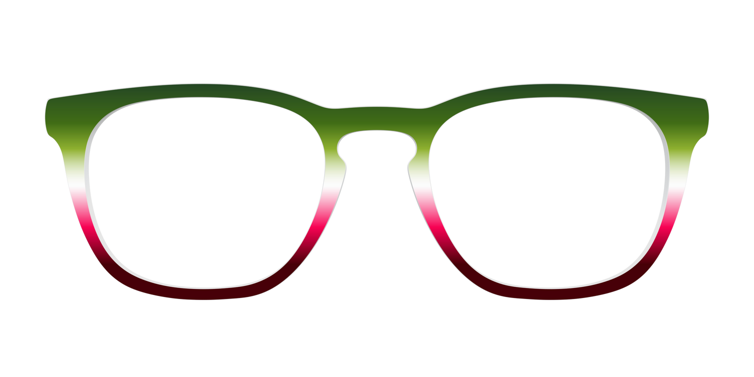 The Tricolore Gradient - Front Top Image - Pair Eyewear