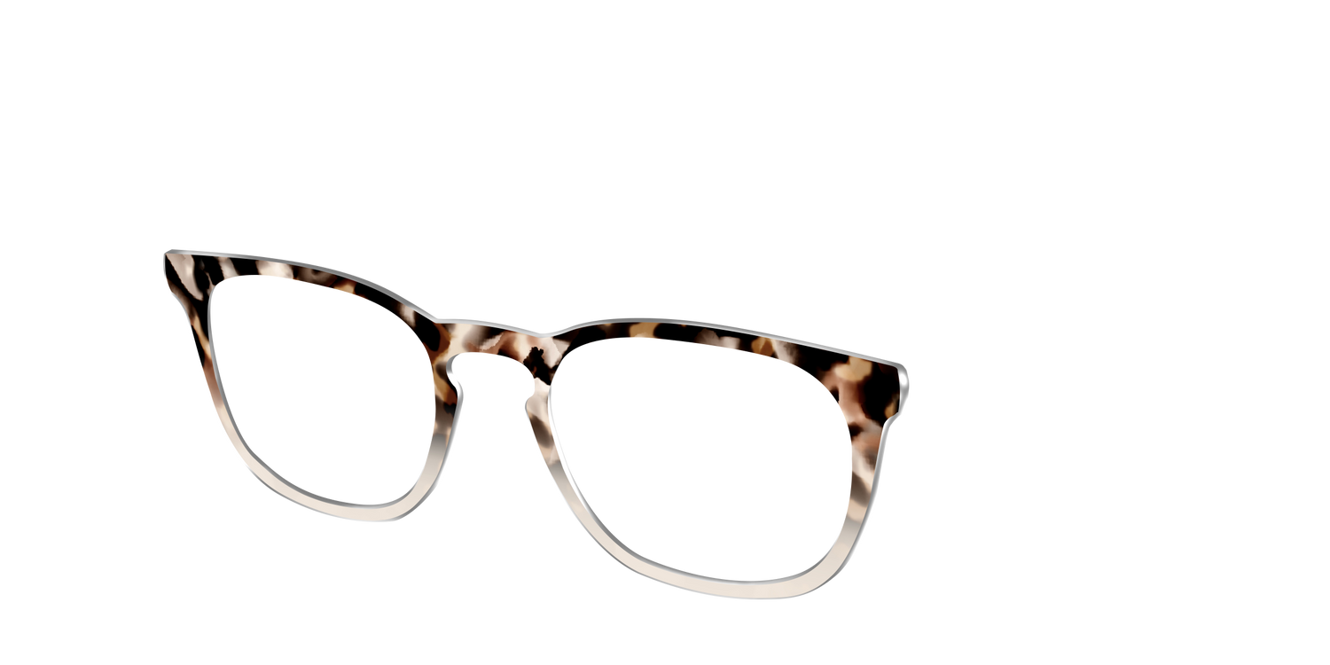 The Vanilla Latte Tortoise - Angle Top Image - Pair Eyewear
