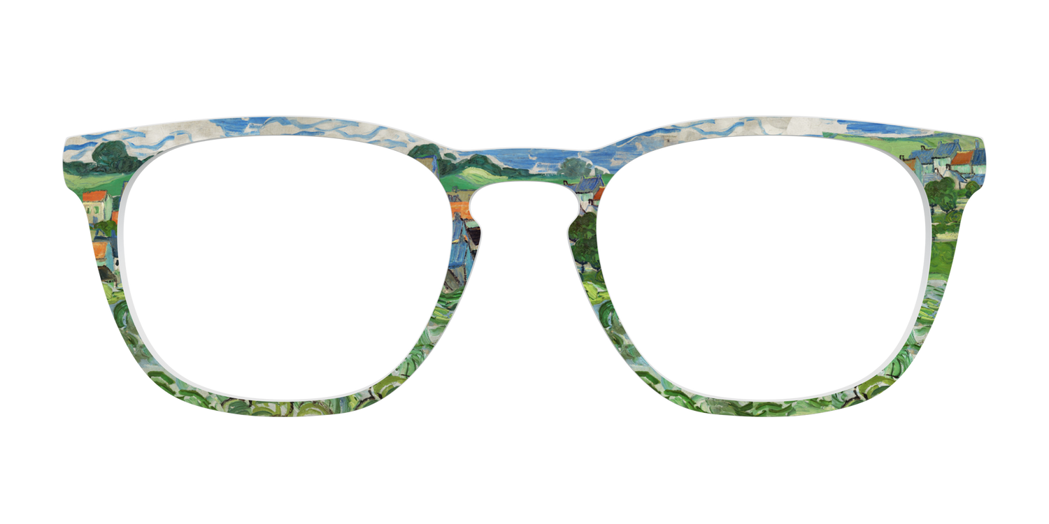 The View of Auvers-Sur-Oise - Front Top Image - Pair Eyewear