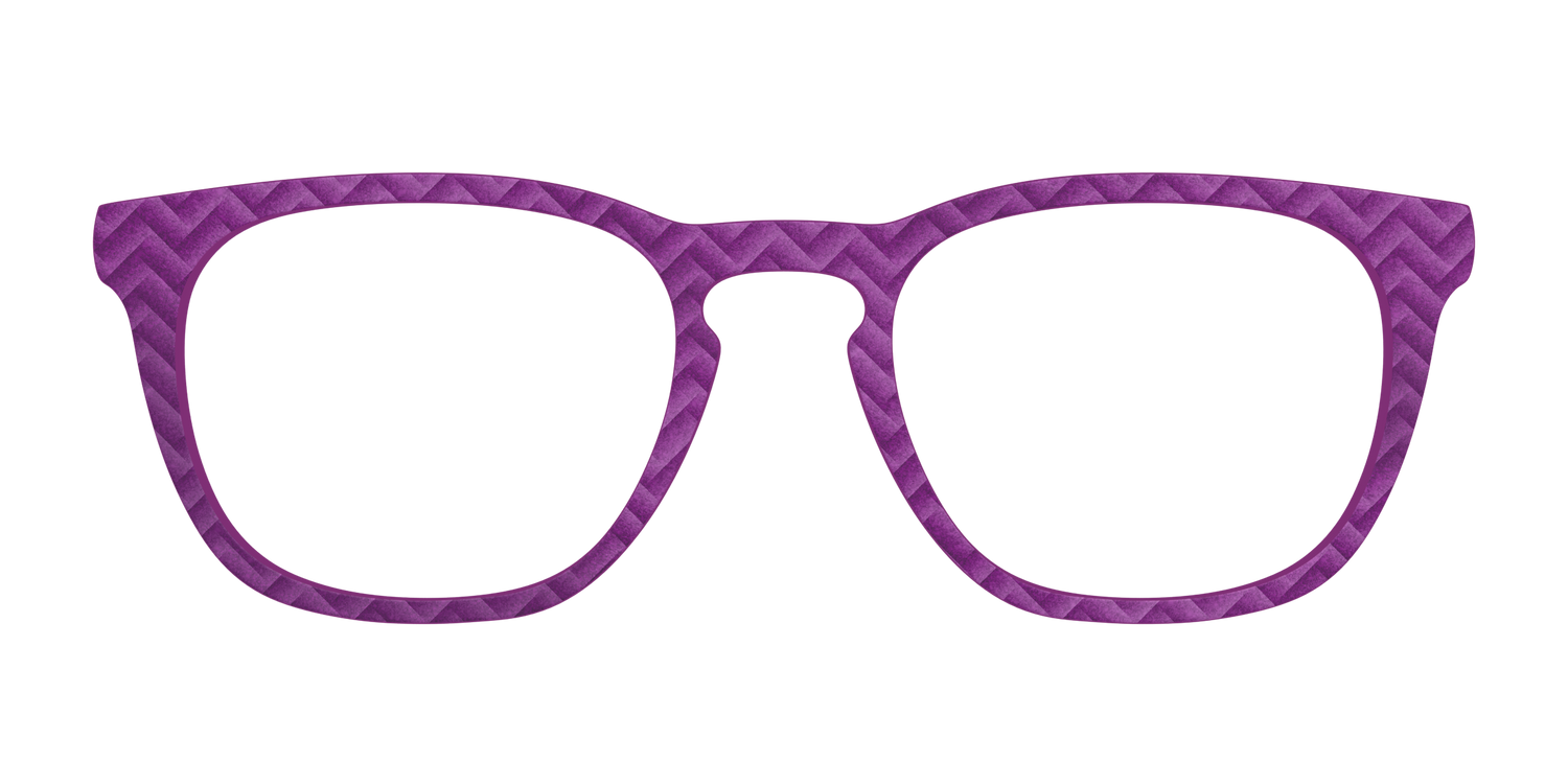 The Violet Herringbone - Front Top Image - Pair Eyewear