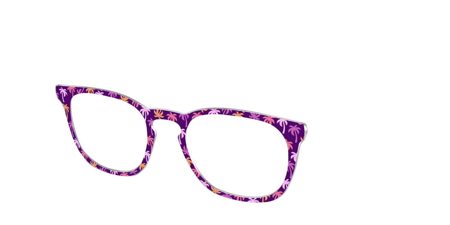 The Violet Palm Trees - Angle Top Image - Pair Eyewear