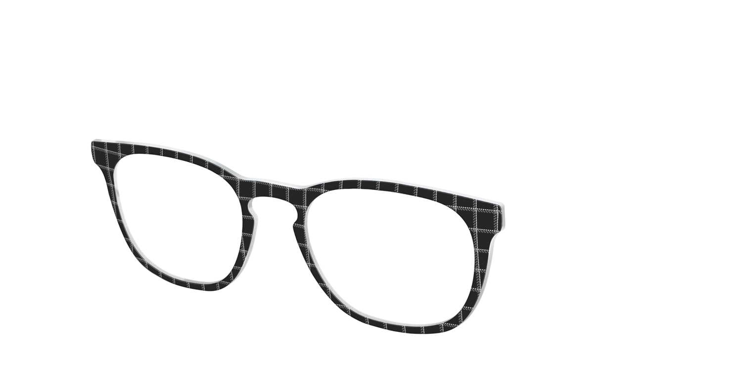 The Windowpane Plaid - Angle Top Image - Pair Eyewear