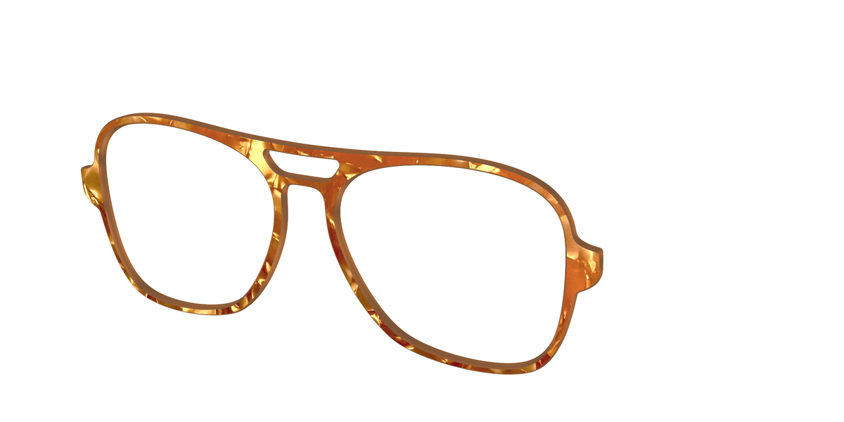 The Amber Pearl Marble - Angle Top Image - Pair Eyewear