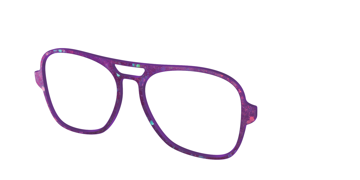 The Berry Jam Hexagons - Angle Top Image - Pair Eyewear