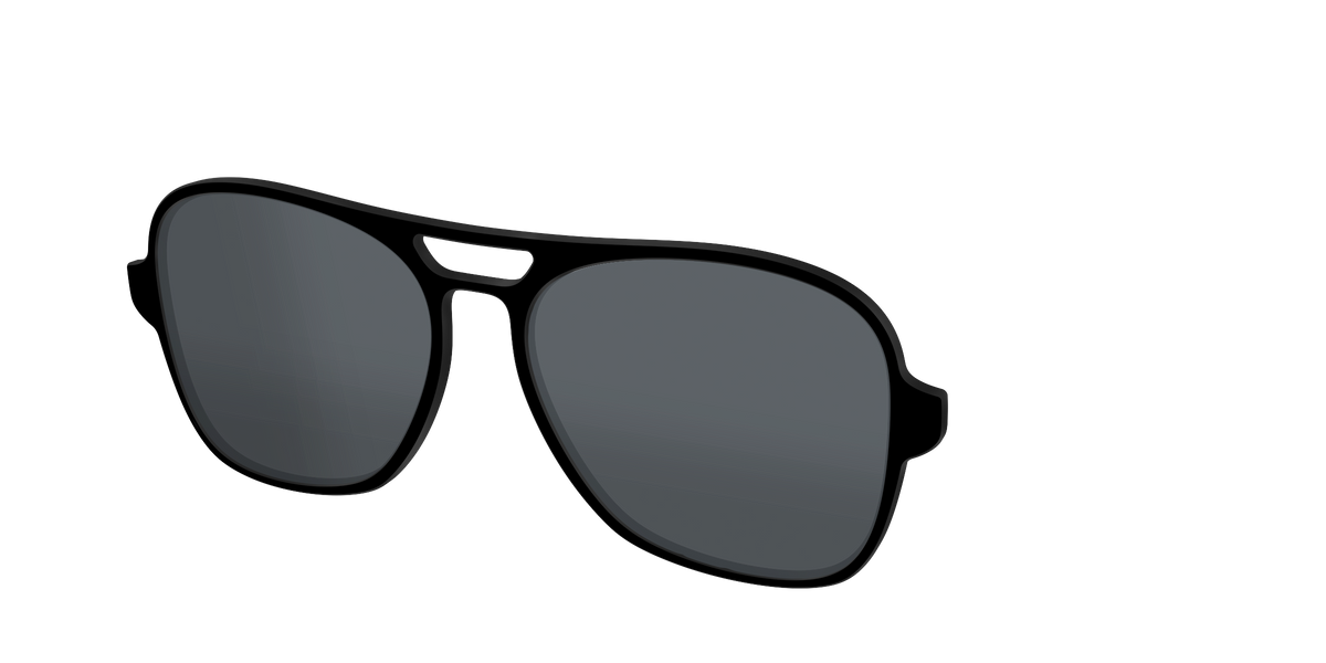 The Polarized Black Sun Top - Angle Top Image - Pair Eyewear