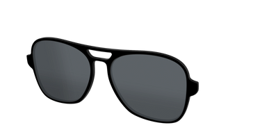 The Polarized Black Sun Top - Angle Top Thumbnail - Pair Eyewear