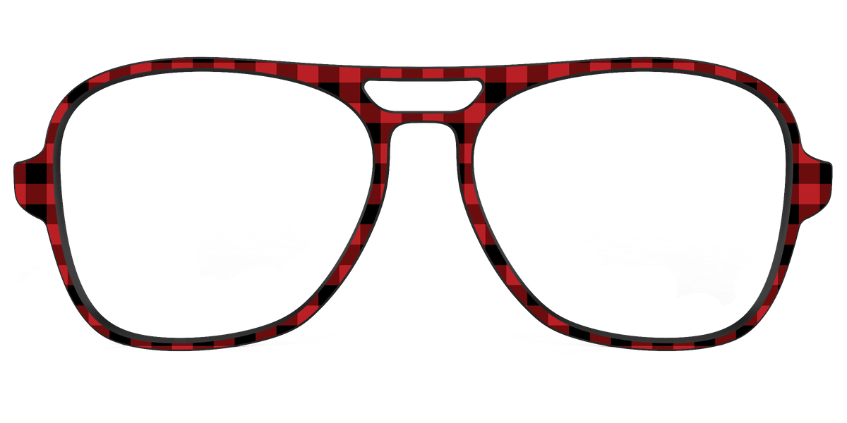 The Buffalo Plaid - Front Top Image - Pair Eyewear