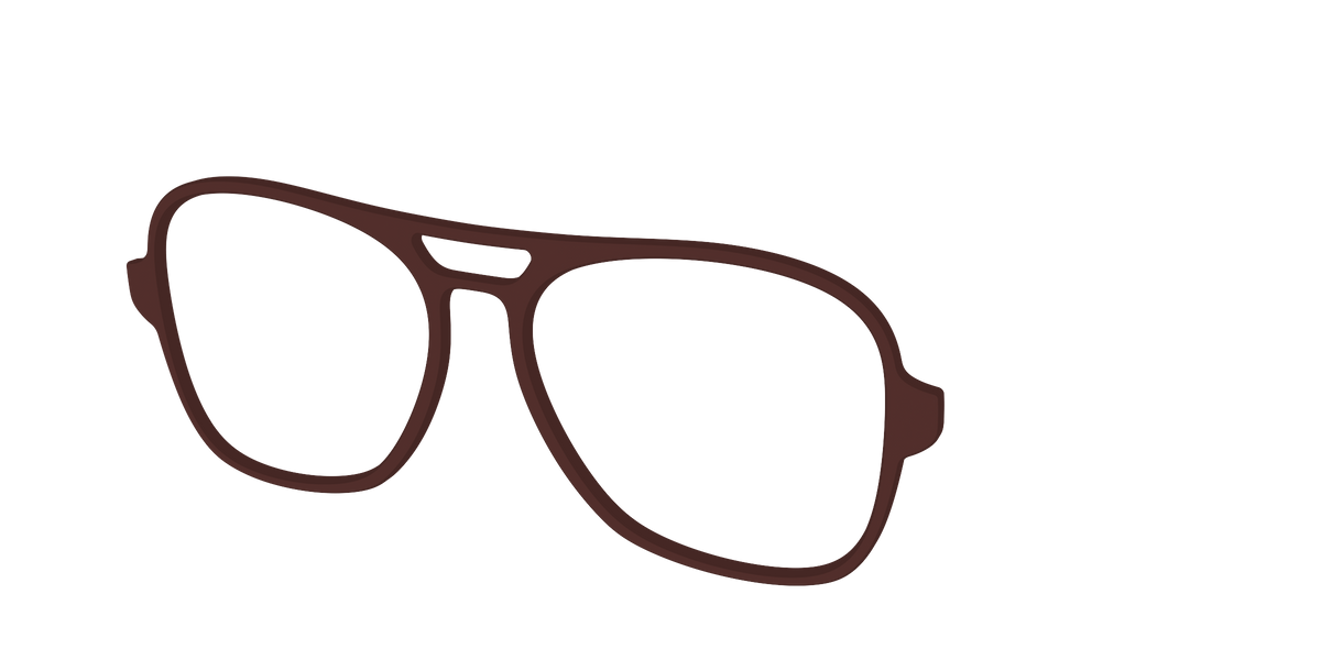The Chocolate - Angle Top Image - Pair Eyewear