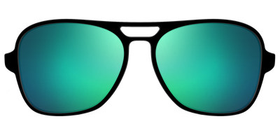 The Polarized Green Reflective Sun Top - Front Top Thumbnail - Pair Eyewear
