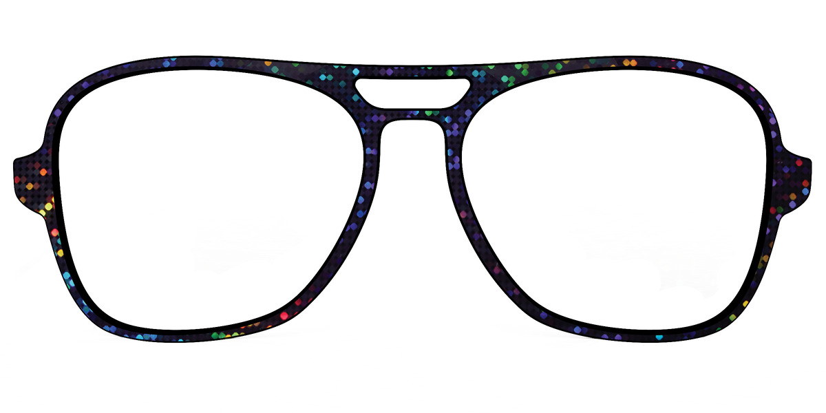 The Holographic Dots - Front Top Image - Pair Eyewear