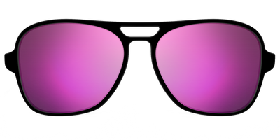 The Polarized Pink Reflective Sun Top - Front Top Thumbnail - Pair Eyewear