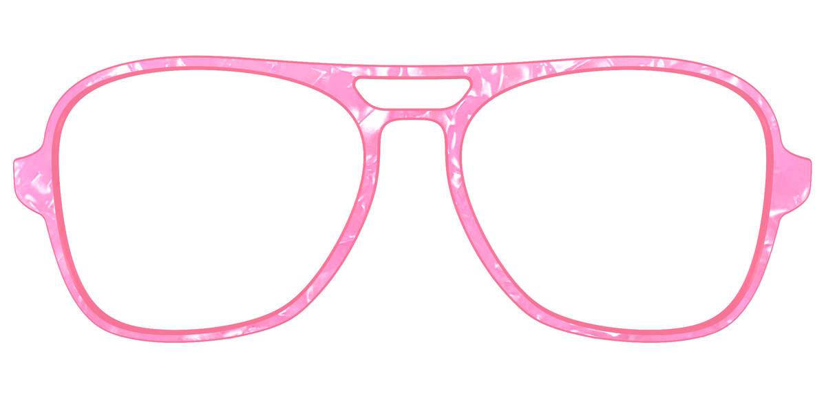 The Pink Tourmaline Pearl Marble - Front Top Image - Pair Eyewear