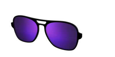 The Polarized Purple Reflective Sun Top - Angle Top Thumbnail - Pair Eyewear