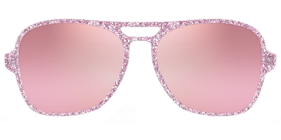 The Polarized Rose Gold Sparkle Sun Top - Front Top Thumbnail - Pair Eyewear