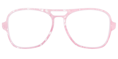 The Rose Quartz Pearl Marble - Front Top Thumbnail - Pair Eyewear