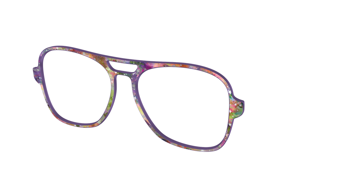 The Silver Foil Starry Sky - Angle Top Image - Pair Eyewear