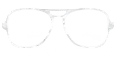 The White Pearlescent - Front Top Thumbnail - Pair Eyewear