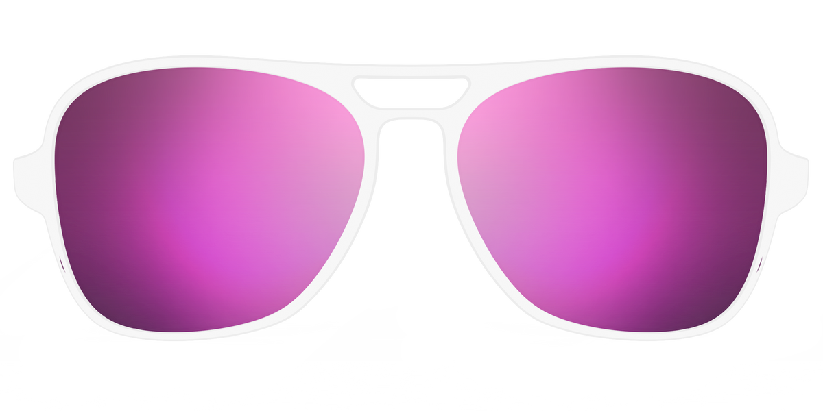 The Polarized White Sun Top - Front Top Image - Pair Eyewear