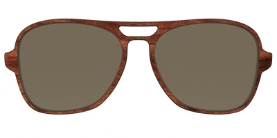 The Polarized Woodgrain Sun Top - Front Top Thumbnail - Pair Eyewear