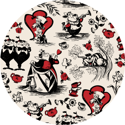 Queen of Hearts Toile
