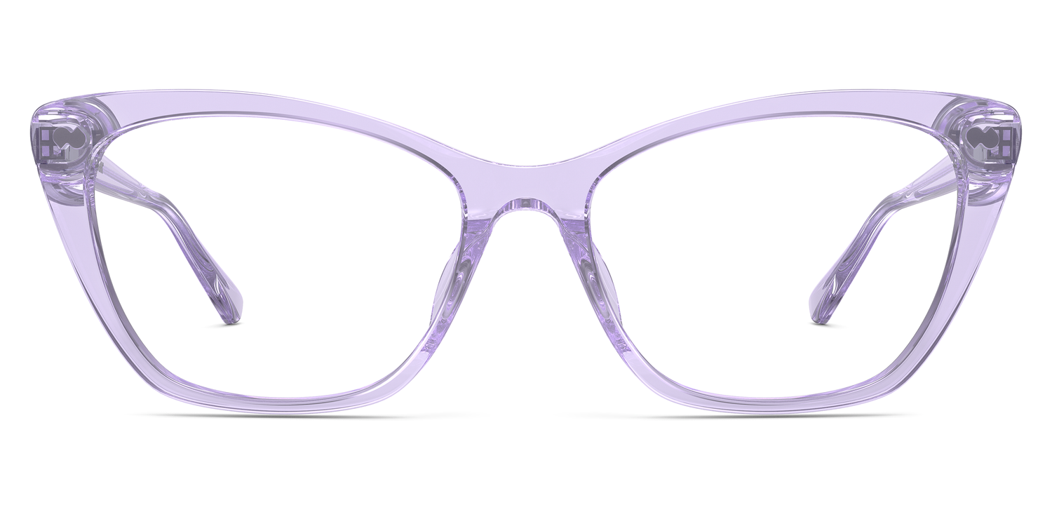 The Wanda - Lavender Clear - Carousel1 - Pair Eyewear
