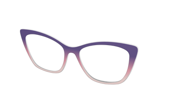The Acai to Blush Gradient - Angle Top Thumbnail - Pair Eyewear