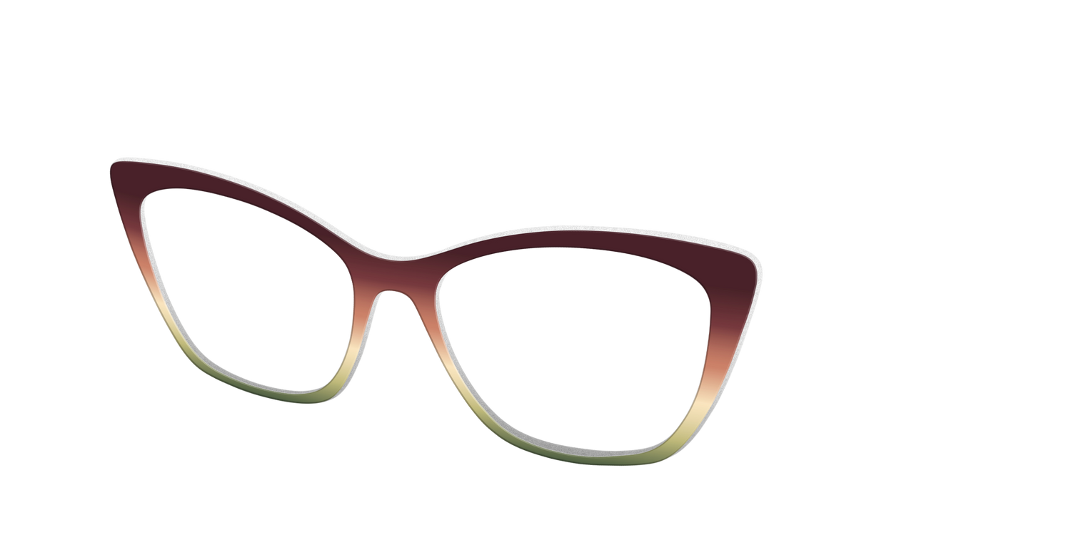 The Acorn to Moss Gradient - Angle Top Image - Pair Eyewear