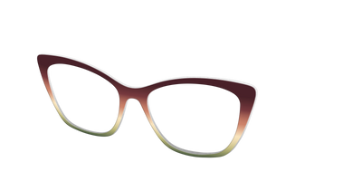 The Acorn to Moss Gradient - Angle Top Thumbnail - Pair Eyewear
