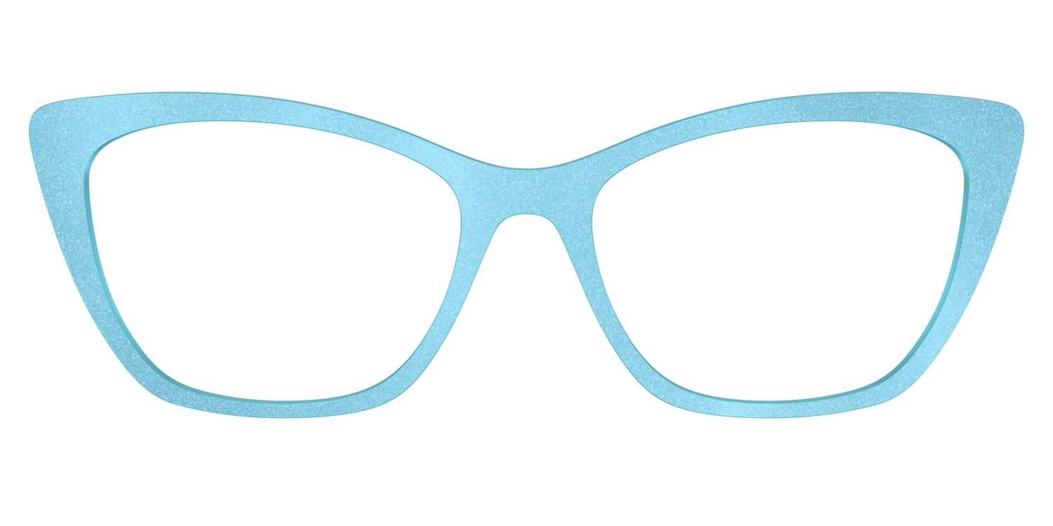 The Aqua Shimmer - Front Top Image - Pair Eyewear