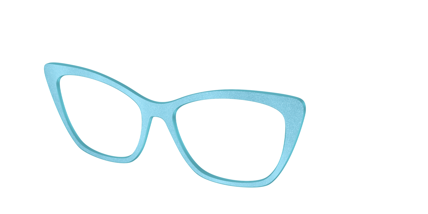 The Aqua Shimmer - Angle Top Image - Pair Eyewear