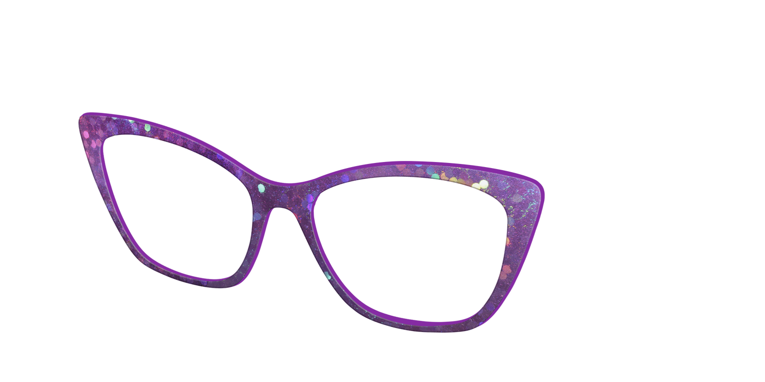 The Berry Jam Hexagons - Angle Top Image - Pair Eyewear