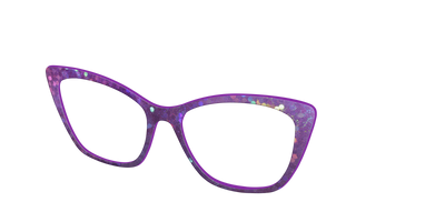 The Berry Jam Hexagons - Angle Top Thumbnail - Pair Eyewear