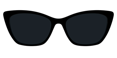The Non-Polarized Black Sun Top - Front Top Thumbnail - Pair Eyewear