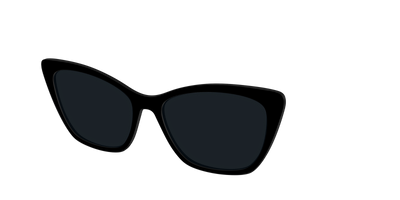 The Non-Polarized Black Sun Top - Angle Top Thumbnail - Pair Eyewear