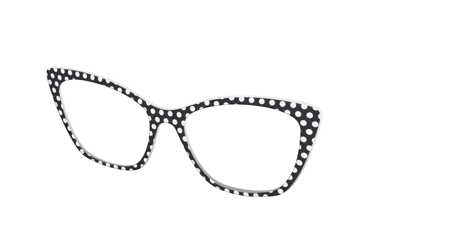 The Black Polka Dots - Angle Top Image - Pair Eyewear