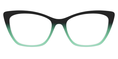 The Black to Spearmint Gradient - Front Top Thumbnail - Pair Eyewear