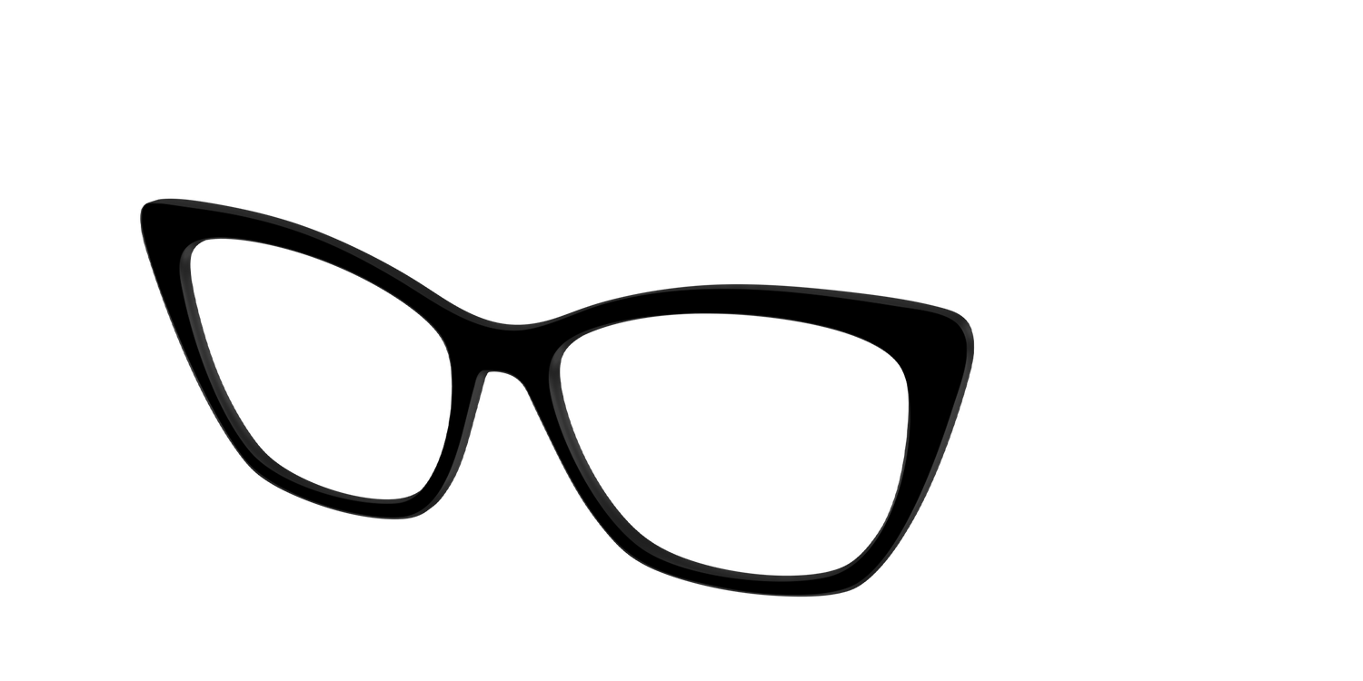 The Black - Angle Top Image - Pair Eyewear