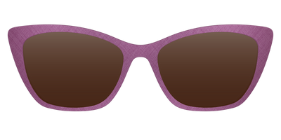 The Polarized Brushed Rose Sun Top - Front Top Thumbnail - Pair Eyewear