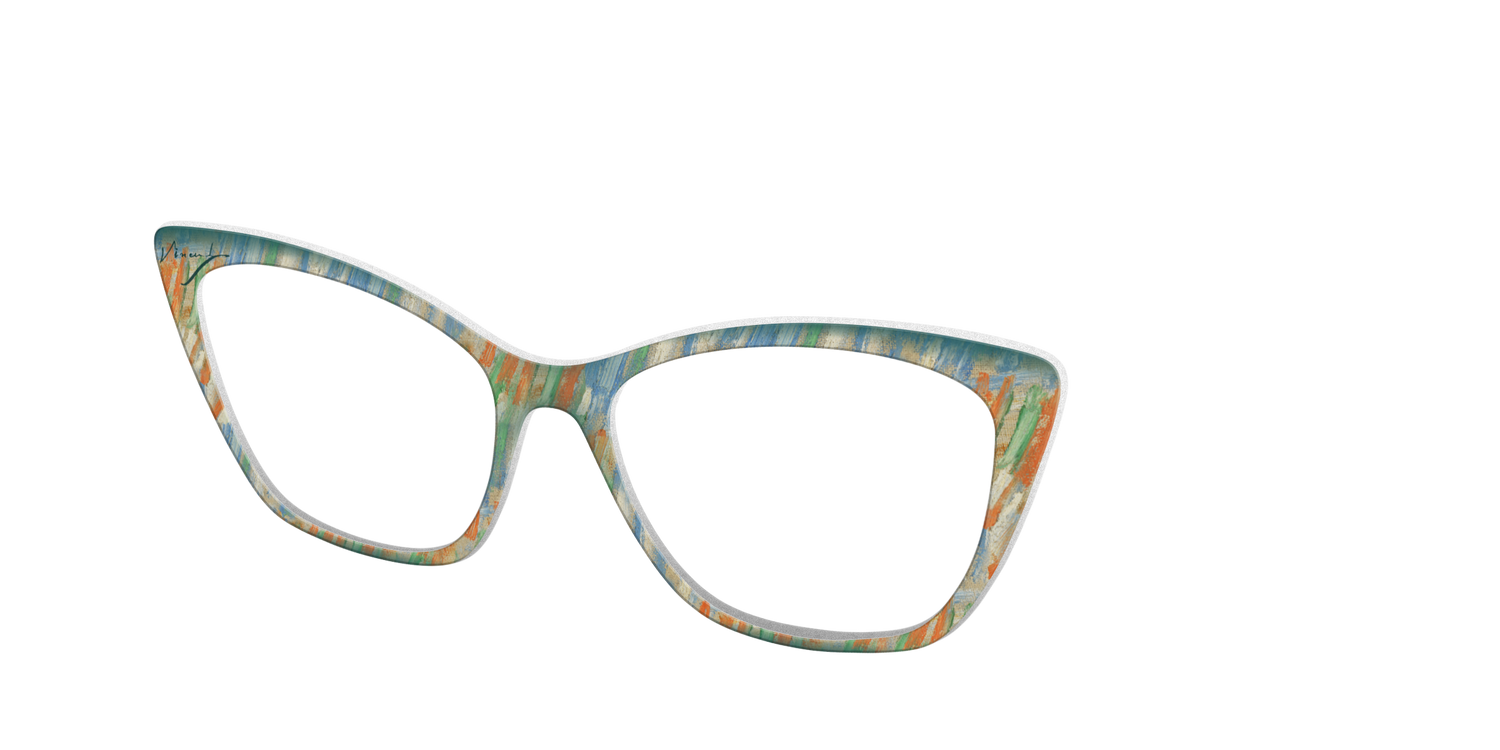 The Brush Strokes - Angle Top Image - Pair Eyewear