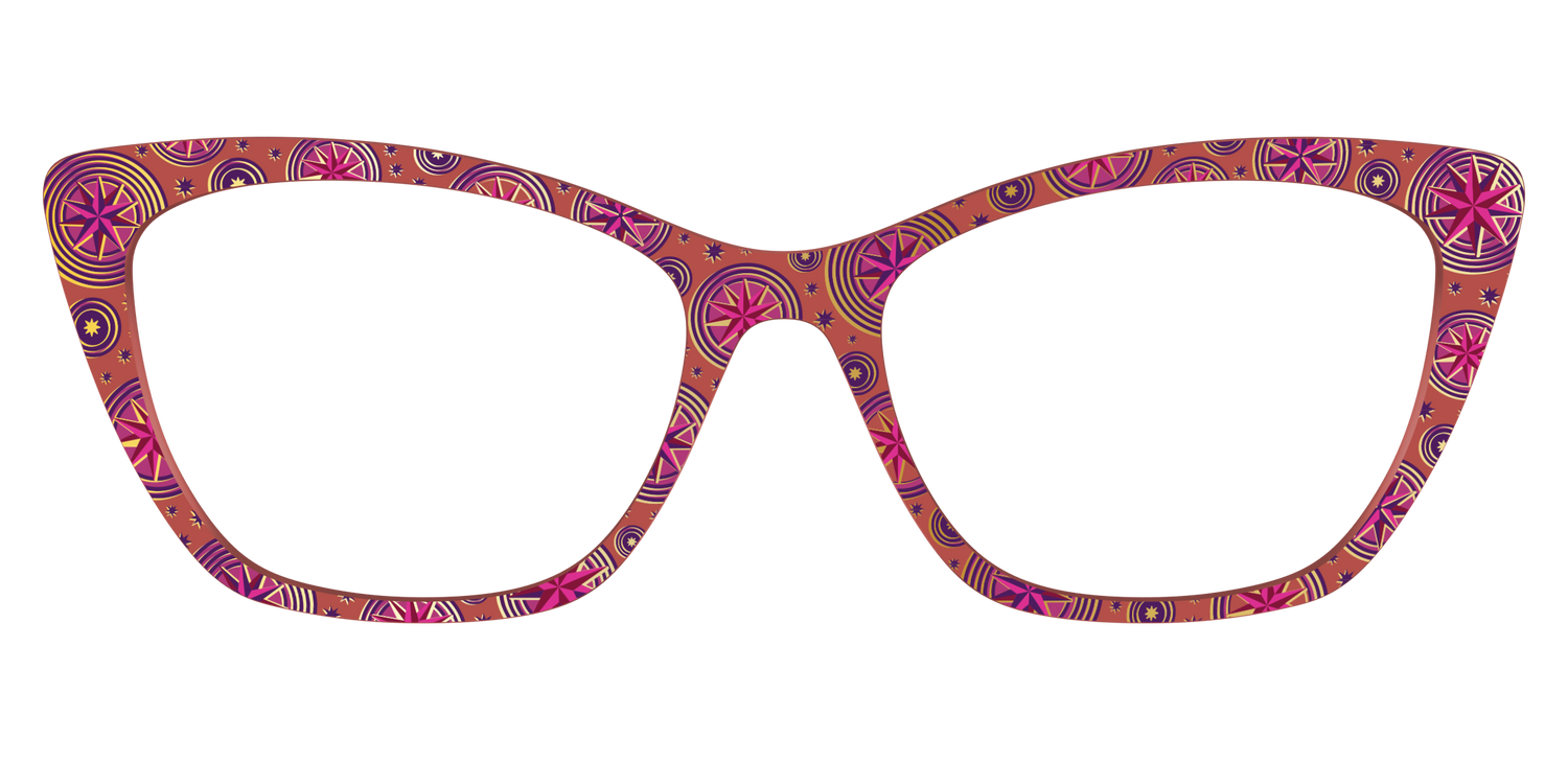 The Gold Foil Luna Lovegood™ - Front Top Image - Pair Eyewear