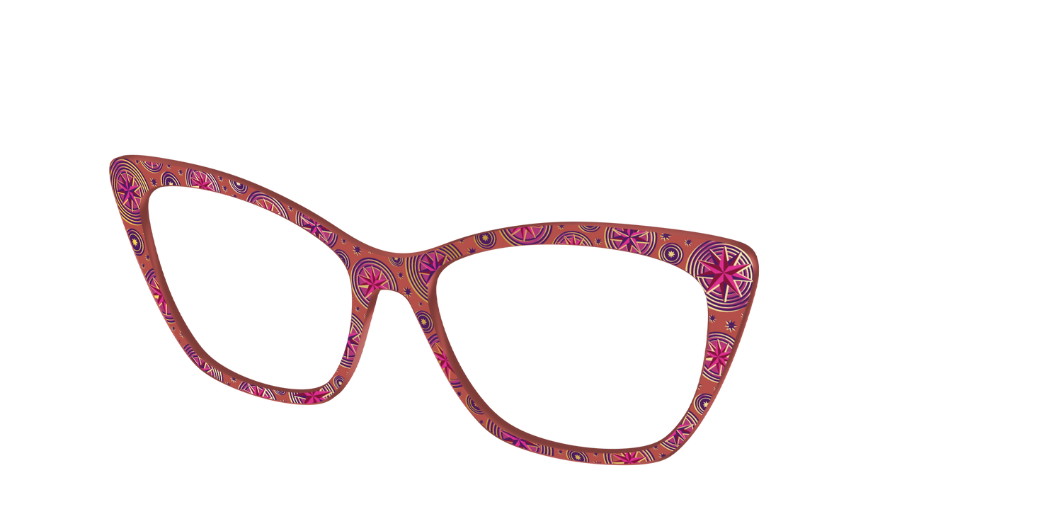 The Gold Foil Luna Lovegood™ - Angle Top Image - Pair Eyewear