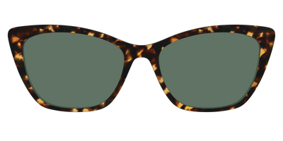 The Non-Polarized Green Tortoise Sun Top - Front Top Thumbnail - Pair Eyewear