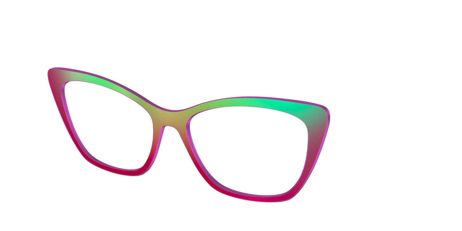 The Guava Ombre - Angle Top Image - Pair Eyewear