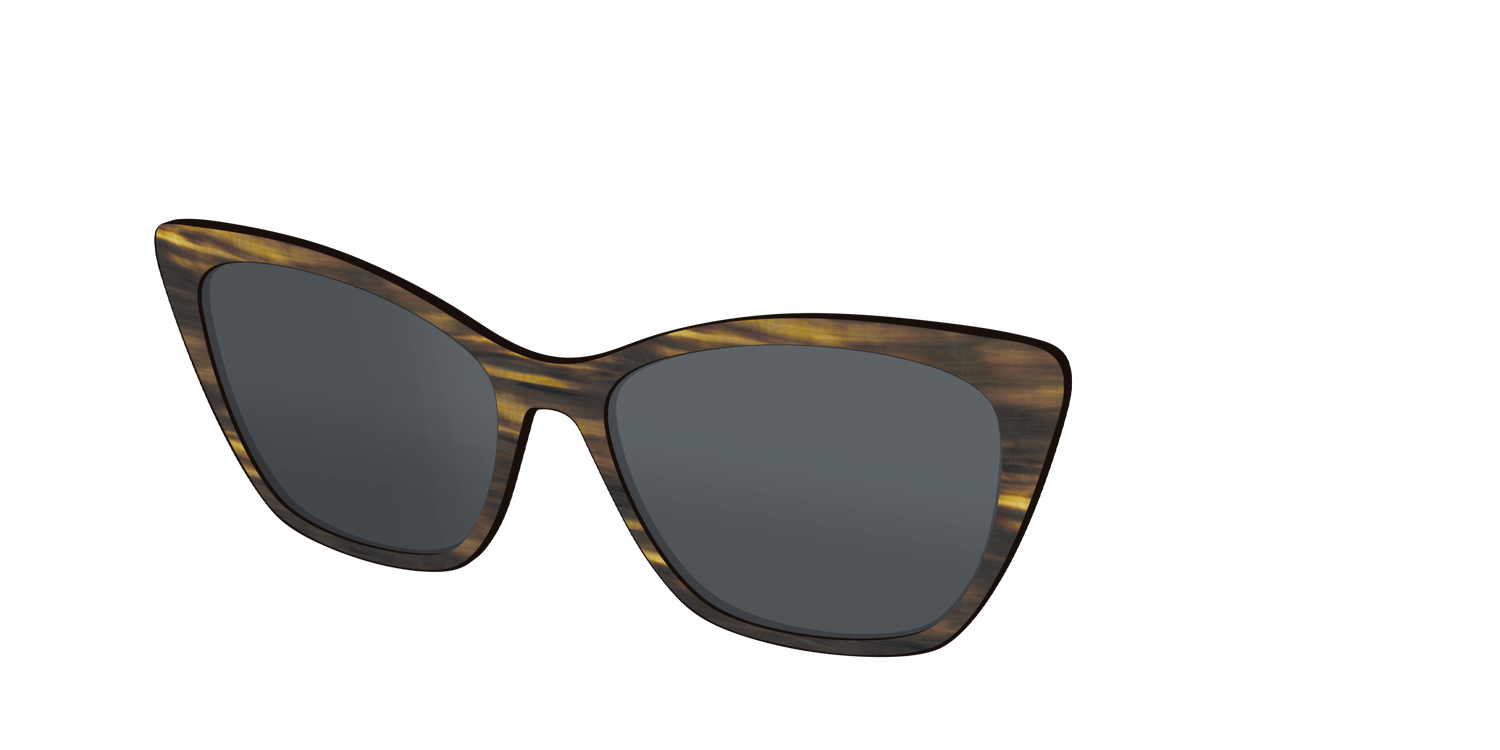 The Polarized Horn Sun Top - Angle Top Image - Pair Eyewear