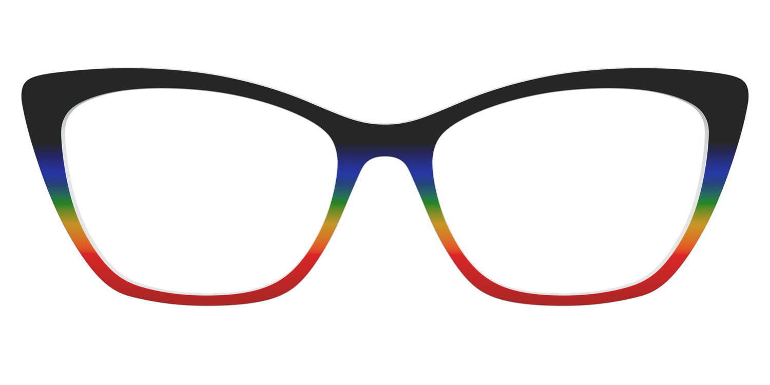 The Love Wins Gradient - Front Top Image - Pair Eyewear