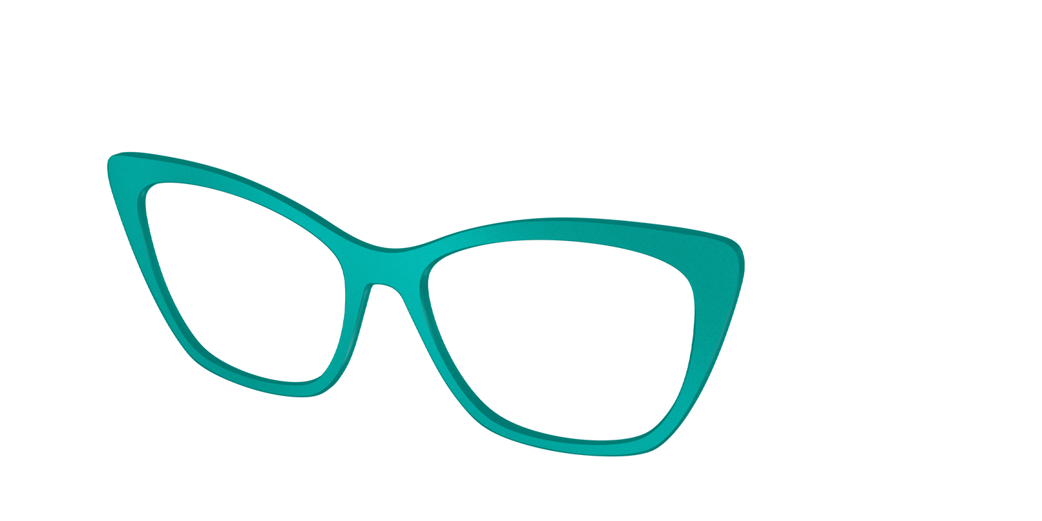 The Matte Jade - Angle Top Image - Pair Eyewear