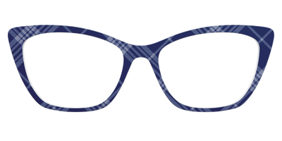 The Navy Twill Plaid - Front Top Thumbnail - Pair Eyewear