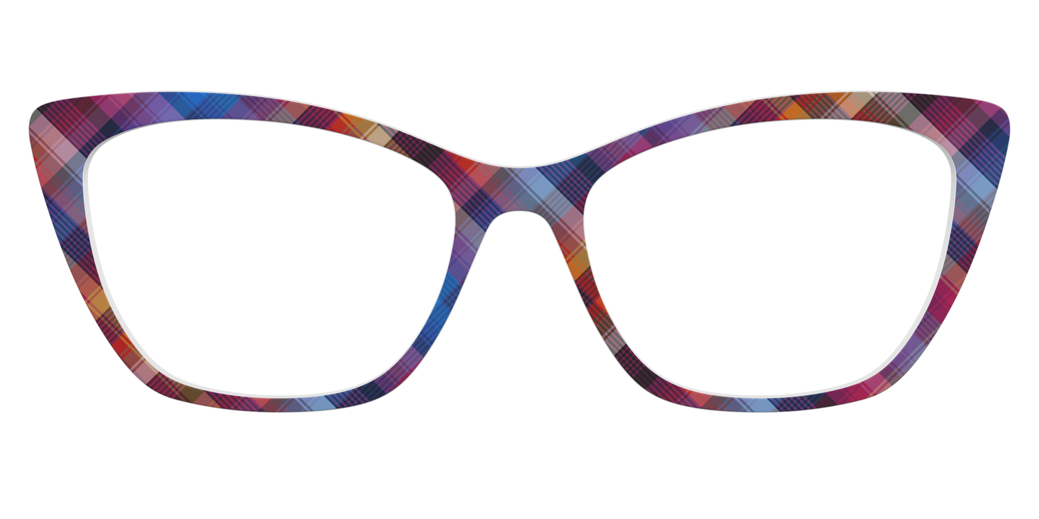 The Ombre Plaid - Front Top Image - Pair Eyewear