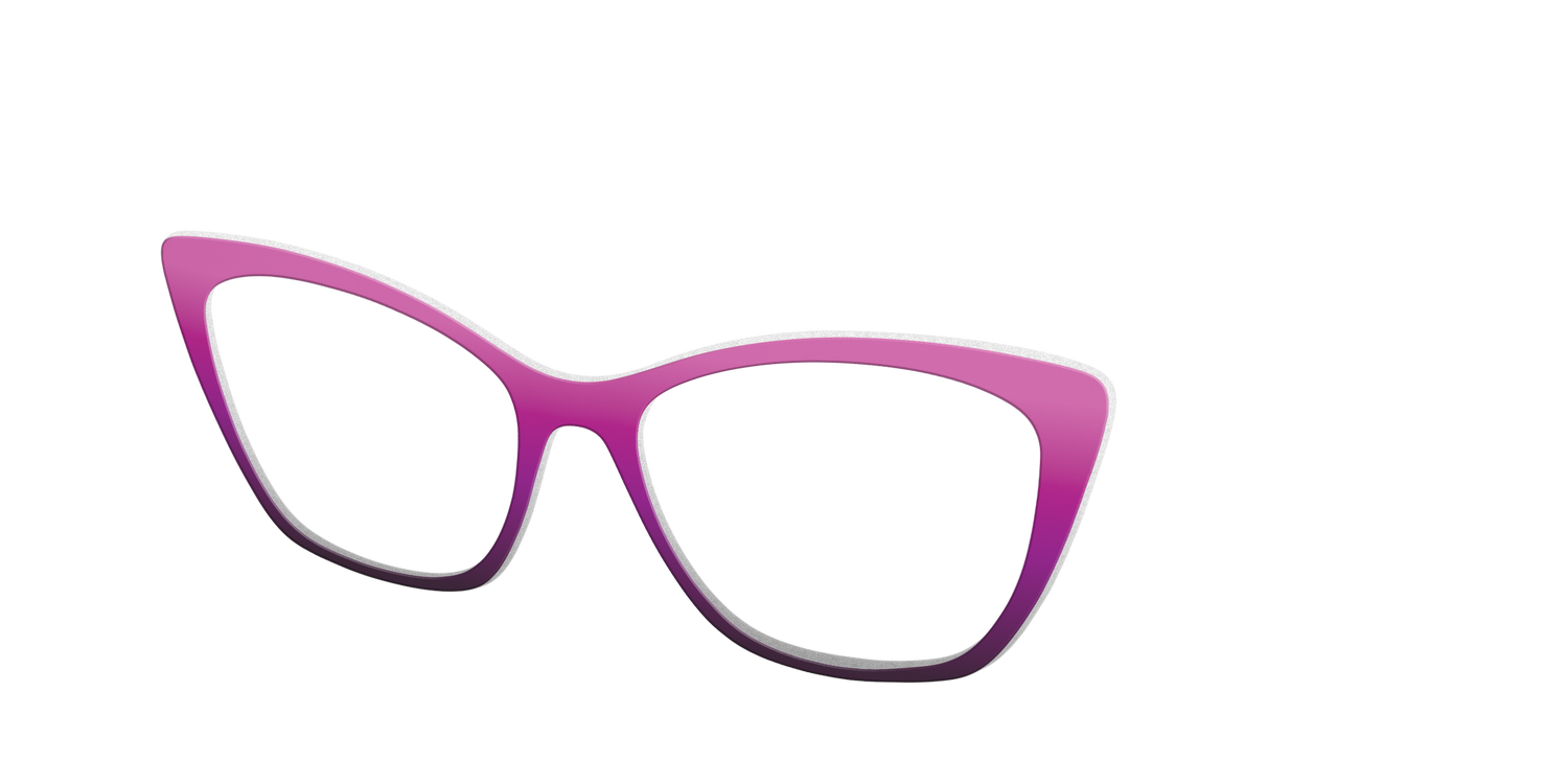 The Pink to Plum Gradient - Angle Top Image - Pair Eyewear